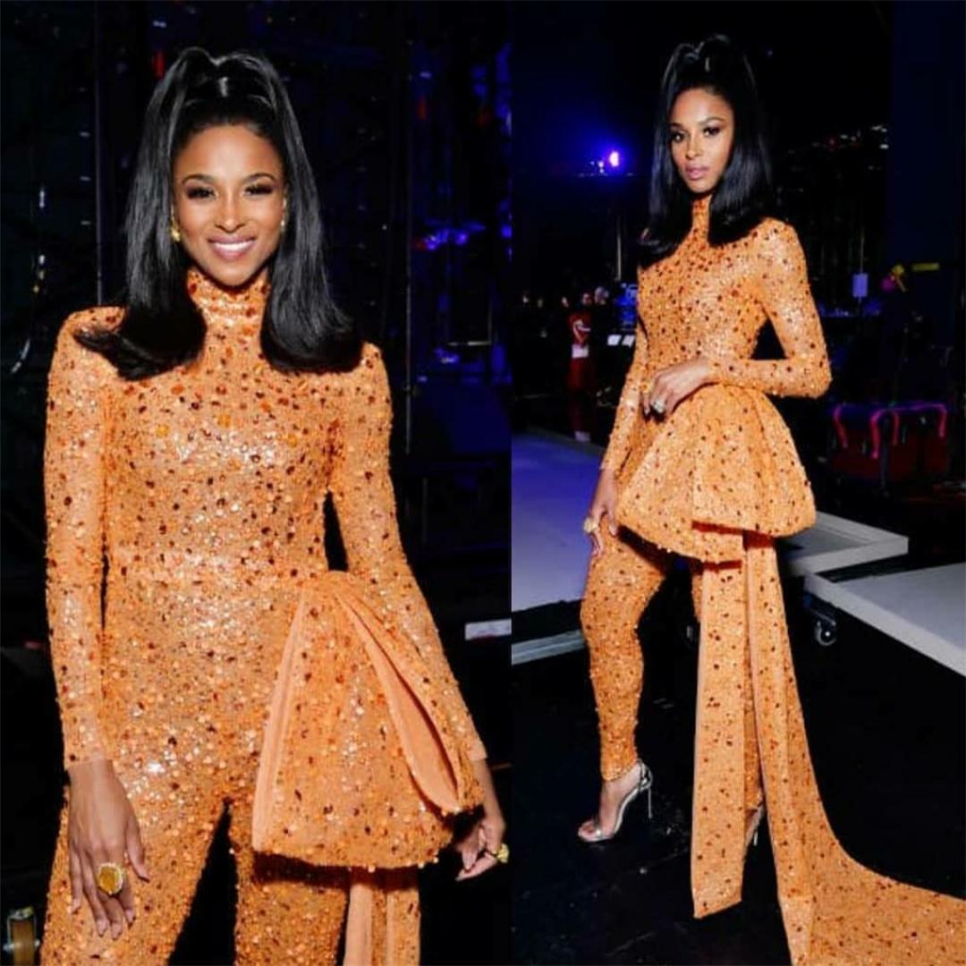 

Fashion High Collar Jumpsuits with Peplum Prom Dresses Long Sleeves Gold Sequined Crystal South African Girls Party Dress Evening Gowns, White