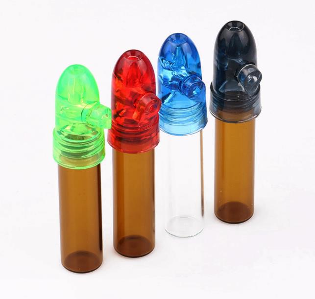 

83MM large glass snuff bottle storage device sealed waterproof storage box