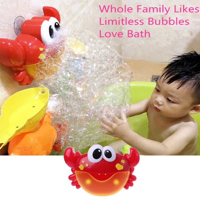 crab bubble bath toy