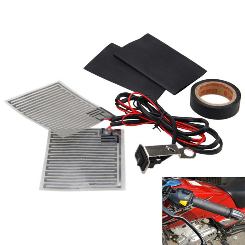 

Motorcycle Heated Grip Throttle Pads Inserts Handlebars ATV Scooter Grips Heater Hand Warmers Handlebars Throttle Accessories