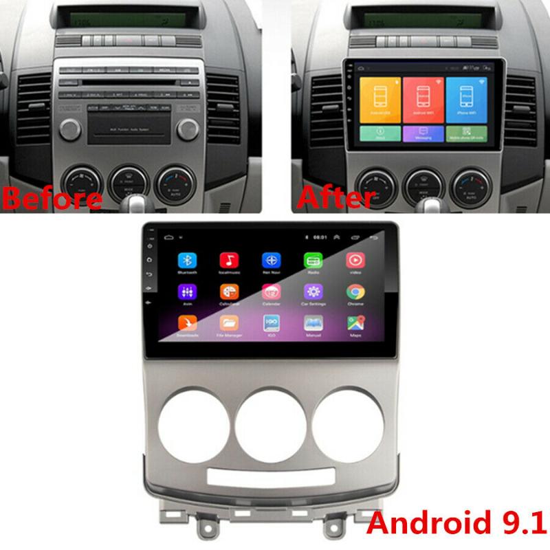 

9 Inch Android 9.1 Car Radio Stereo GPS MP5 Multimedia Player 1GB+16GB ForMazda 5 05-10 MP5 Car Player Quad Core Touch Screen