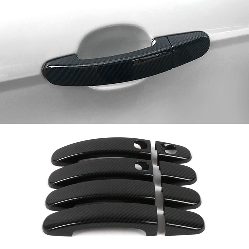 

Car Accessories ABS Carbon Gate Door Handle Trim Frame Sticker Cover Decoration Moulding for Ford 3rd Focus Kuga C520 2011-2018