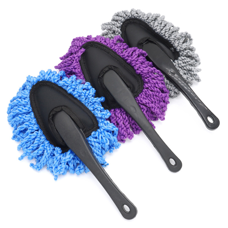 

Soft Mop Dusting Tool Wax Car Duster Wiper Car Wash Brush Cleaner For Auto Dashboard Microfiber Washing Cleaning Brush Tools