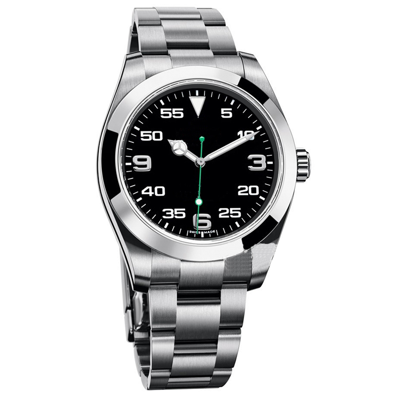 

High Quality, Men's Watch, Air King, Stainless Steel, Sapphire Mirror, Automatic, Retail Wholesale, Master, Rubber