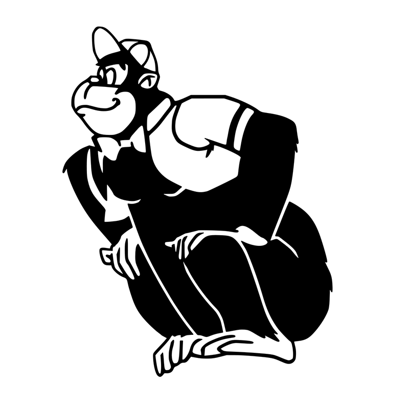 

16*12.3cm Grape Ape Vinyl Decal Sticker Funny Personality Stickers Car Accessories Motorcycle Helmet Car Styling, Color