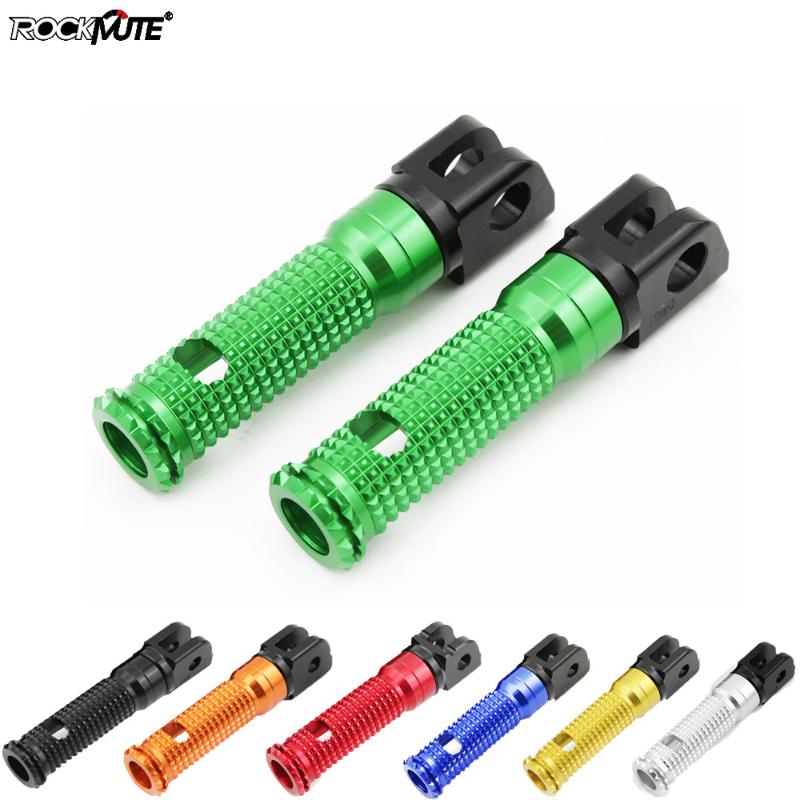 

CNC Rests Pedal For Z1000 Z800 Z750R Z400 Ninja ZX10R ZX6RNINJA400 Motorcycle Rider Front Foot Pegs Footrest Adapter