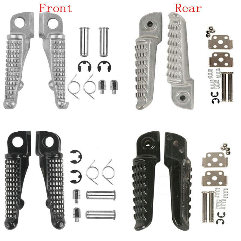 

For ZX6R ZX9R ZX10R ZX14 ZX-14 Z750 Z1000 ZZR1200 GTR1400 ZZR1400 Motorcycle Front & Rear Footrests Foot pegs