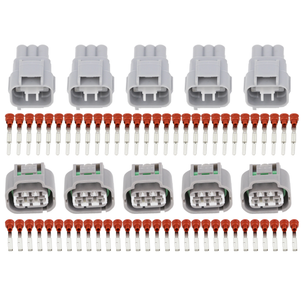 

5 Sets 6 Pin Male and Female Automotive Connector Car Plug with Terminal DJ7066Y-2.2-11/21