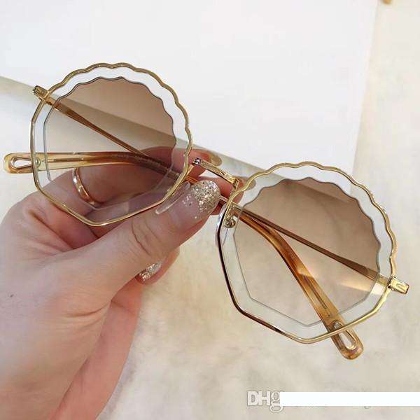 Wsunglass New irregular metallic hollowing Sunglasses/_1