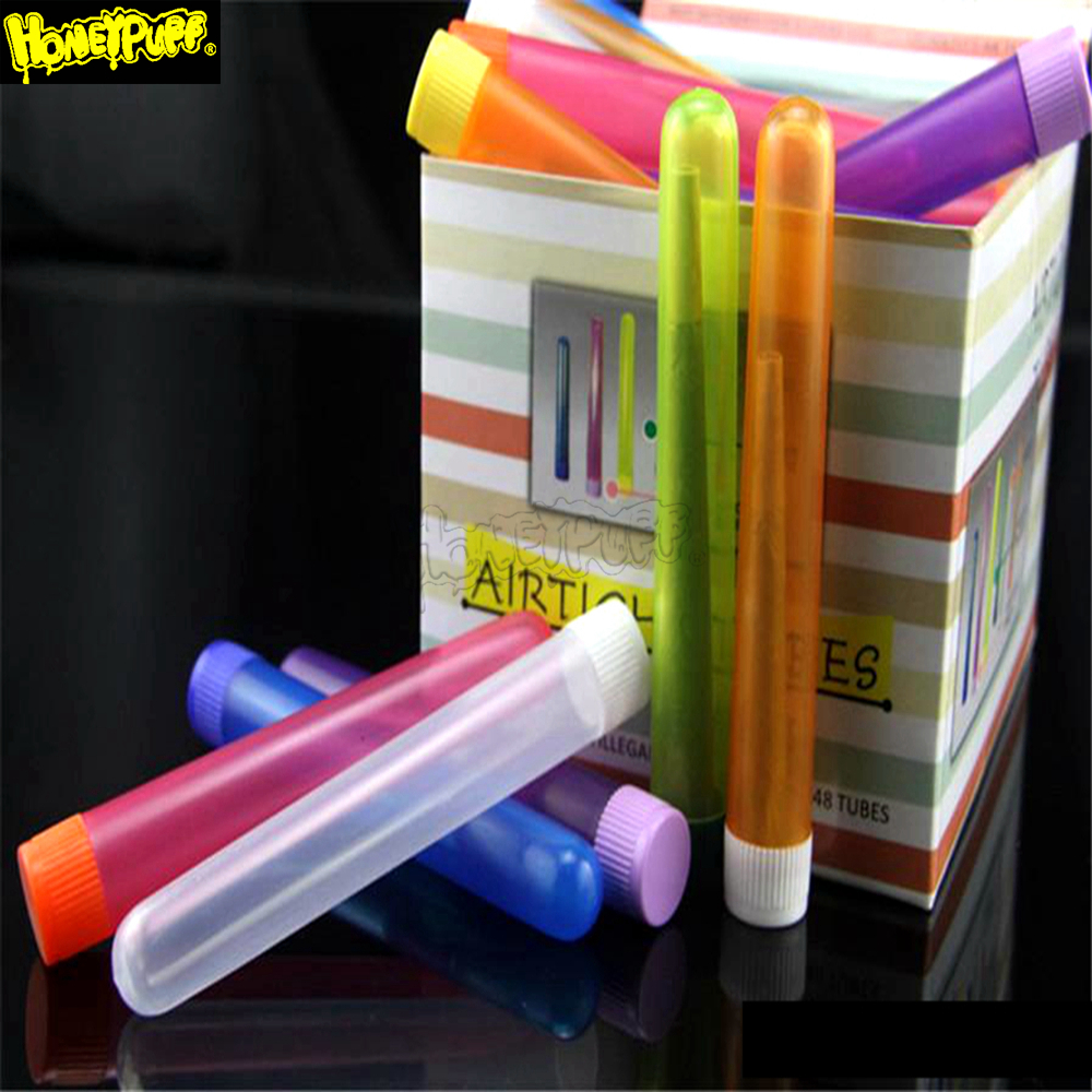 

115MM / 135MM Plastic Doob Tubes Cigarette Storage Cones Airtight Packaging Tube Vial Waterproof Pill Box For 110MM Rolling Paper Cone Tube