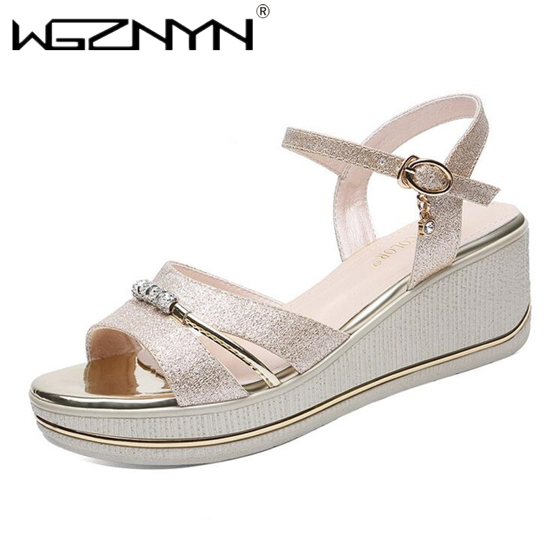 

NEW Platform Women Sandals Fashion Quality Comfortable Bohemian Women Sandals for Lady Shoes High Heel Wedges Shoes for