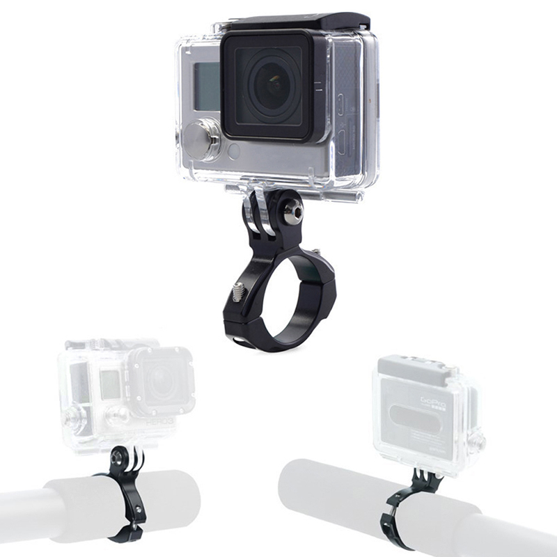 4 Heavy Duty-Barra Moto Bicicleta Bici De Montaje Abrazadera para Cámara Gopro Hero 2 3