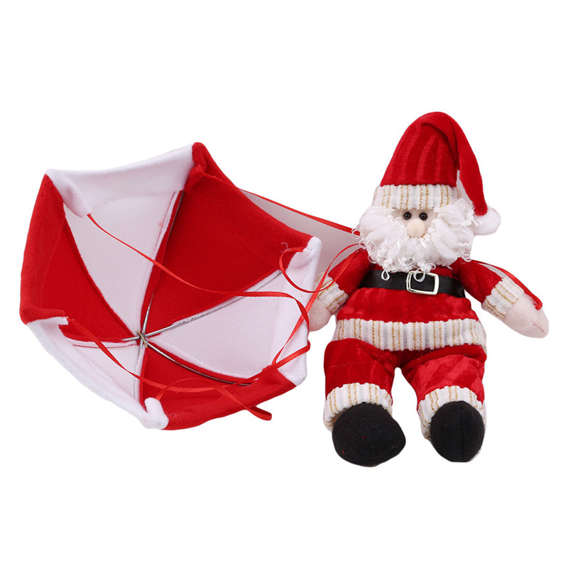 

New Cute Parachute Santa Claus Snowman New Year Hanging Pendant Christmas Doll Home Ceiling Decor Christmas Decoration Supplies