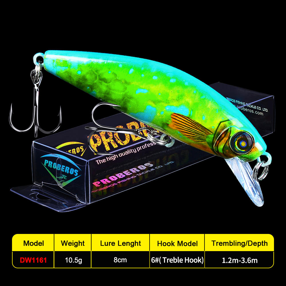 9pcs Treble Crochets Plumes Hameçons De Pêche Utile Minnow Dur 9pcs Treble Crochets Plumes Hameçons De Pêche Utile Minnow Dur