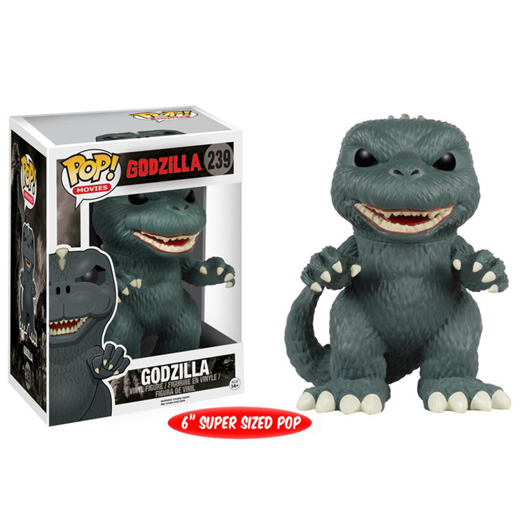 

Funko Pop Godzilla Big Size Vinyl Action Figure With Box #239 Popular Toy Doll Gift Good Quality, As picture