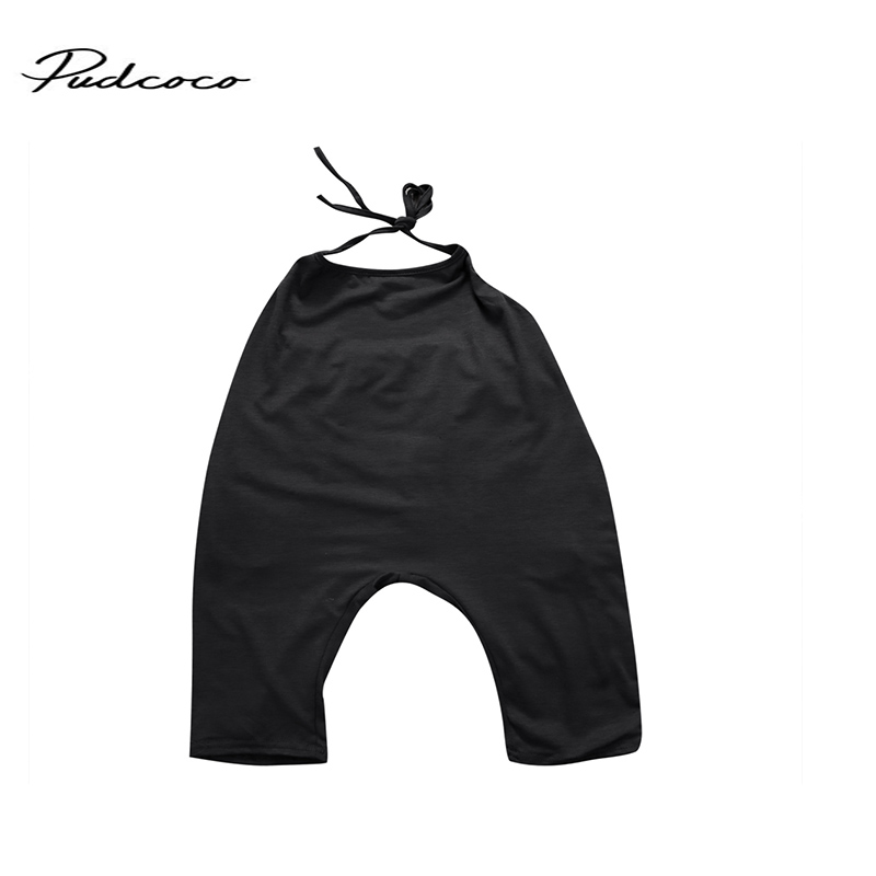 

Pudcoco Toddler Kids Baby Girls Strap Romper Jumpsuit Harem Pants Trousers Clothes Harem Trousers Summer Body suit Clothes 2-8Y, Gray
