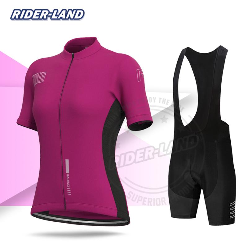 

New Women Jersey Set Cycling Clothing Summer Short Sleeve Fashion Simple Solid Color Jersey Bike Uniform Breathable Bicycle Suit, 002-ksn-7