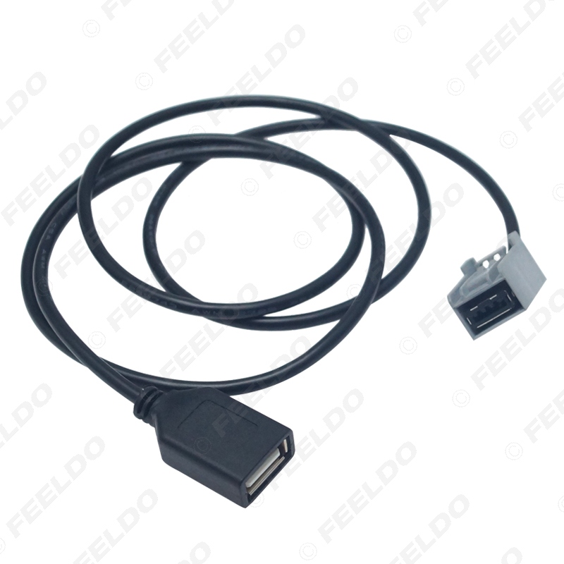 

Car Audio Radio AUX USB Cable Female Port Extension Wire Adapter For Honda Civic/Accord/Odyssey Mitsubishi Lancer #6235