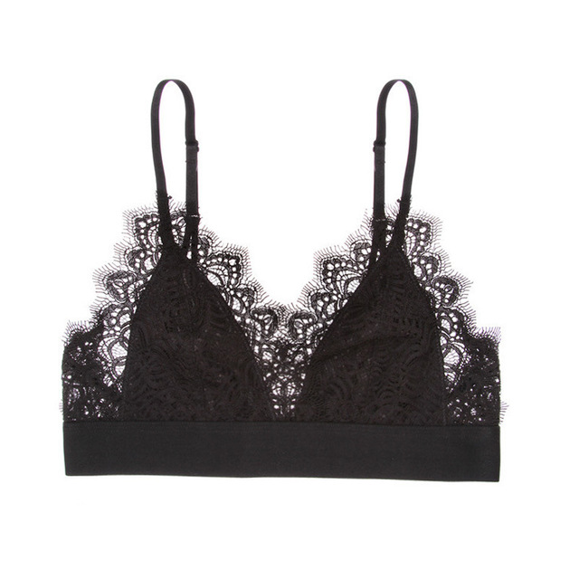 

high quality new model unlined bra Female Plump Lacy Breathable Bras Hot style sexy ultra thin lace underwear triangle cup bra, Gray