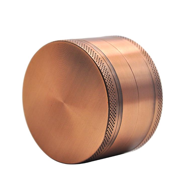 

60 mm 4-layer Zinc Alloy Smoke Grinder Bronze Smoke Grinder Manual Smoke Grinder