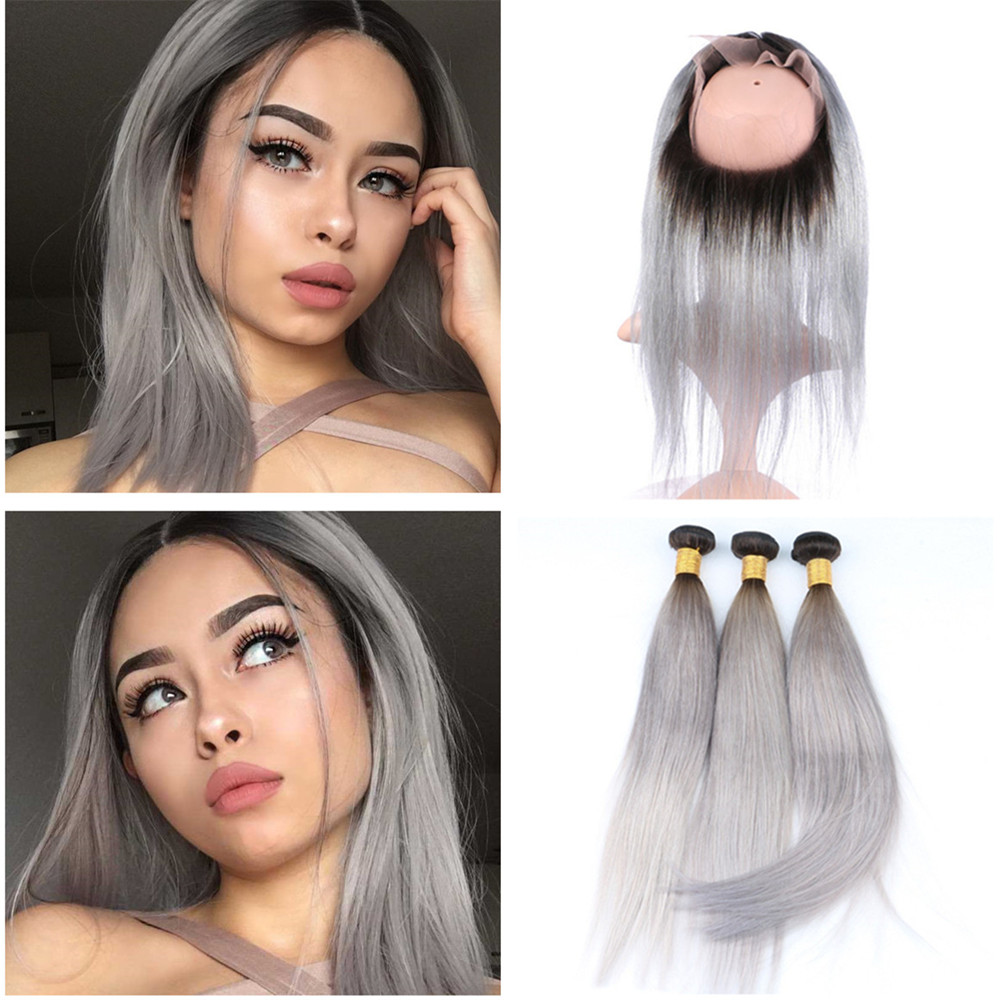 grey 360 lace frontal