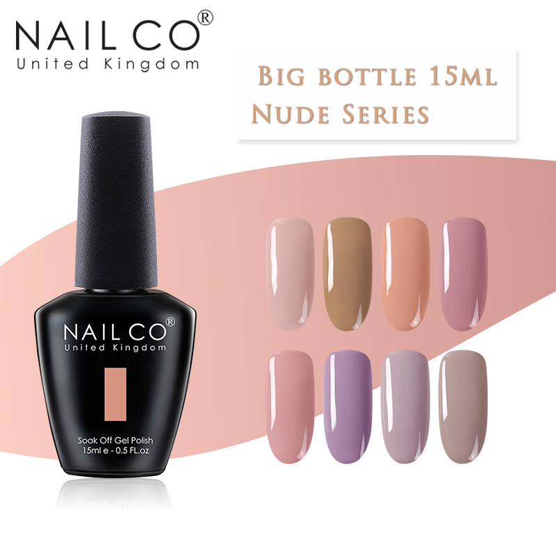 

NAILCO New Nude Series UV Gel Nail Polish Lacquer LED Esmalte Set DIY Nail Art Long Lasting Health Makeup Gel Varnish Hybrid, N09