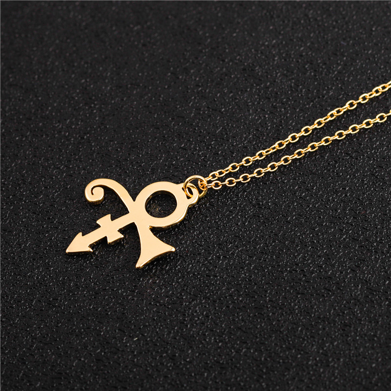 

30PCS Little Prince Guitar Memorial Love Symbol Necklace Le Petit Prince Rogers Nelson Artist Music Singer Necklace for Women