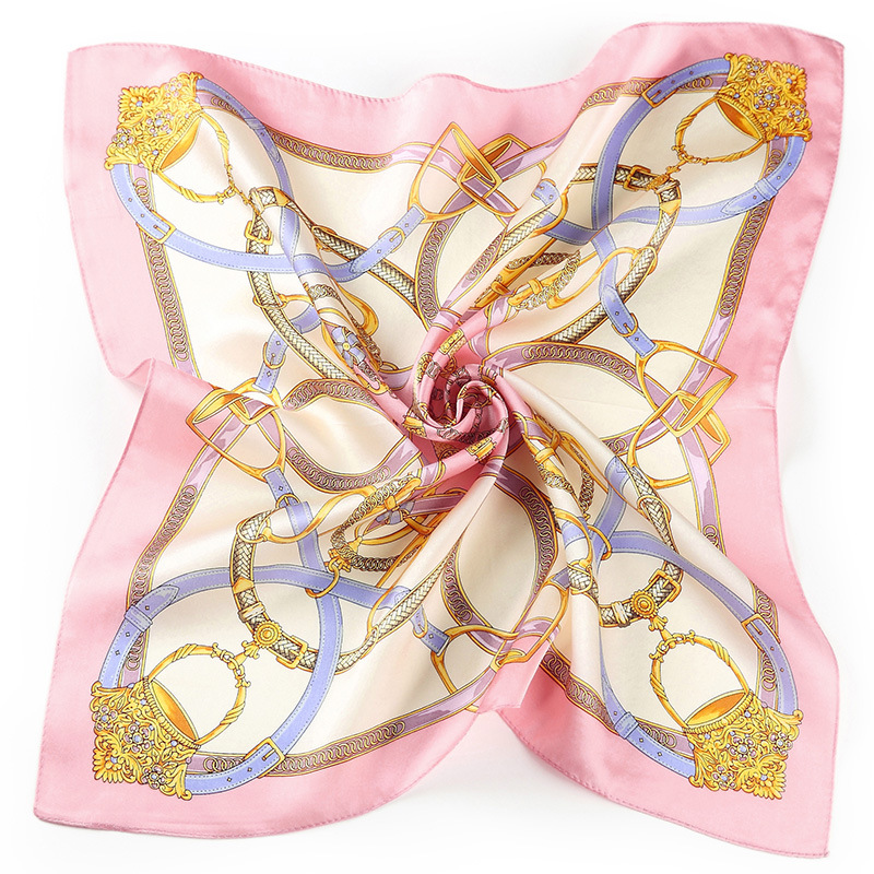 

Wholesale- Scarf Square Handkerchief Satin Ribbon Scarf Neck Scarf for Women Girls Ladies Favor Christmas presents.
