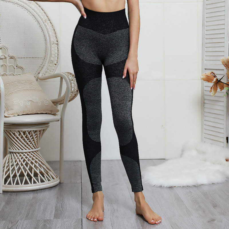 

Women Sexy Yoga Pants Gym Leggings High Waist Sports Pants Workout Running Fitness Leggings Mujer Yoga Seamelss, Blue