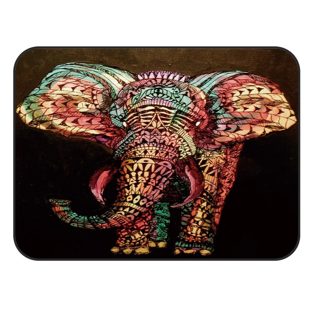 

CHARMHOME Soft Carpet Anti-slip Rug Africa Elephant Carpet for Living Room Home Decor Mat, As pic