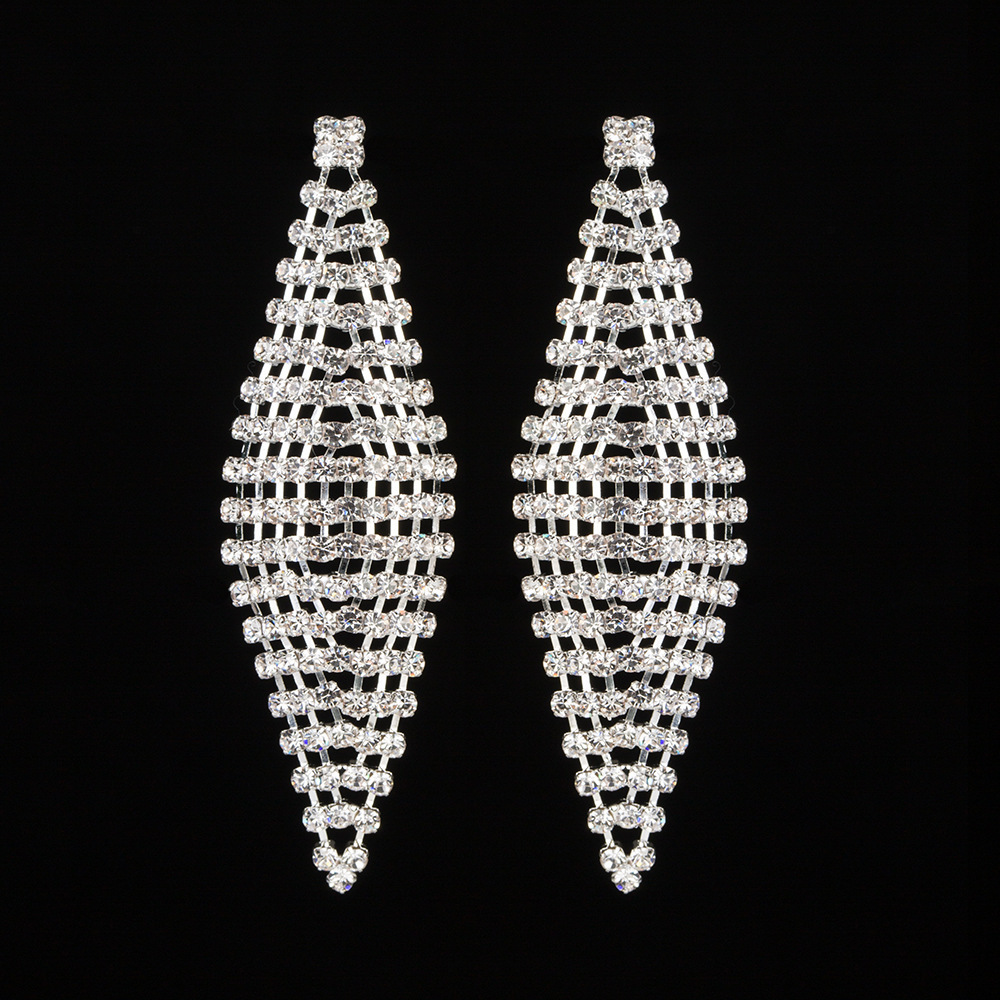 

Diamond Shape Earring With Zirconium Shi Liusu Earrings