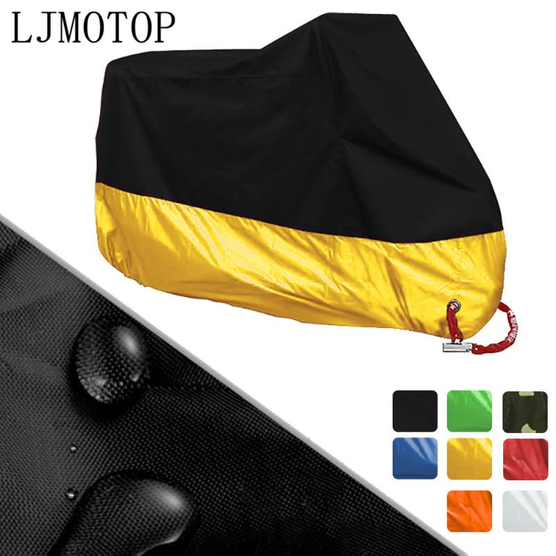 

Motorcycle Cover Dustproof Waterproof Sun Block Protector Case Tent For CBR 600 F2,F3,F4,F4i CBR600RR CBR600 CBR750 RR, Black