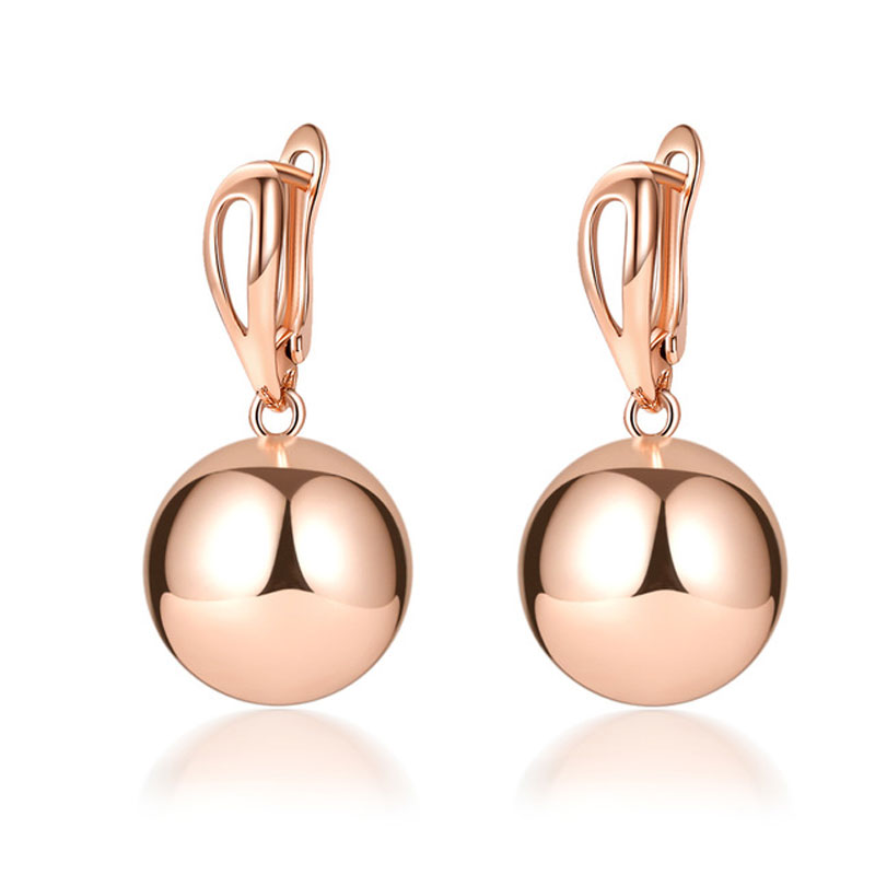

Fashion personality ladies crystal zircon ear clip Plating gold silver earring spherical temperament earring exaggerated jewelry