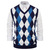 

New Mens V Neck Sleeveless Cardigan Knitwear Vest Knit Sweater Waistcoats ~2XL, Ivory