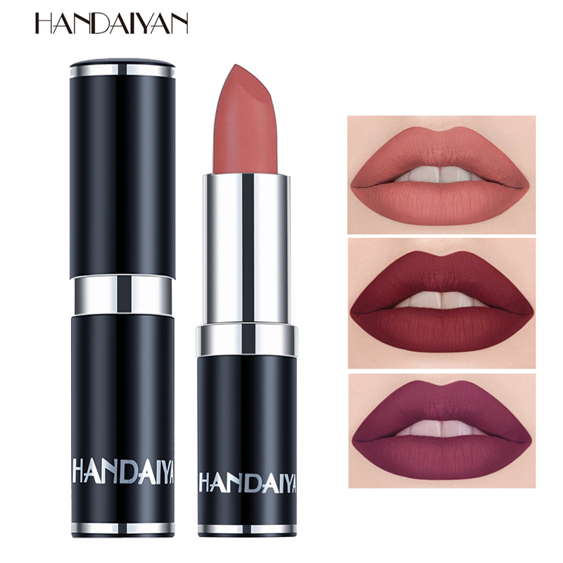 

12 Colors Makeup Lipstick Lips Waterproof Nude Lipsticks Long Lasting Pigment Velvet Sexy Lip Matte Gloss, Mix colors