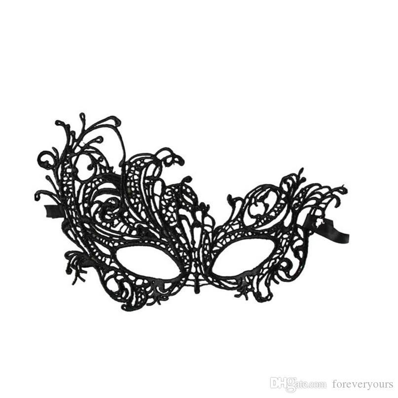 Halloween Flat Plated Hollow Mask Venetian Masquerade Party Carnival Fancy Dress