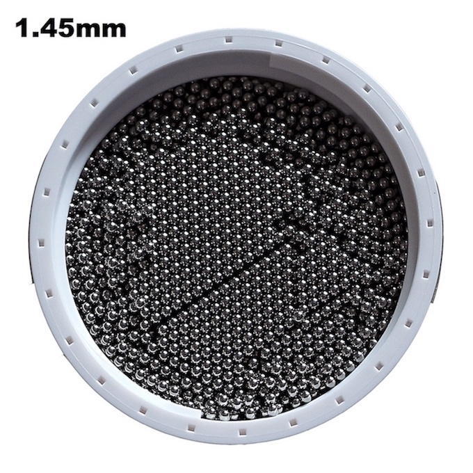 

1.45mm 316 Stainless Steel Balls For Bearings, Pumps and Valves, Aerosol and Dispenser Sprayers, Used in Medical, Health and Beauty Aid