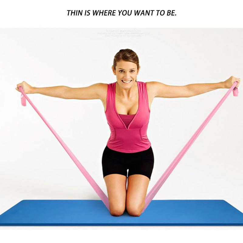 

Fitness Training Resistance Belt Yoga Stretch band Leg Strength Training Muscle Belt Stretch band For Gym Exercise new, Red