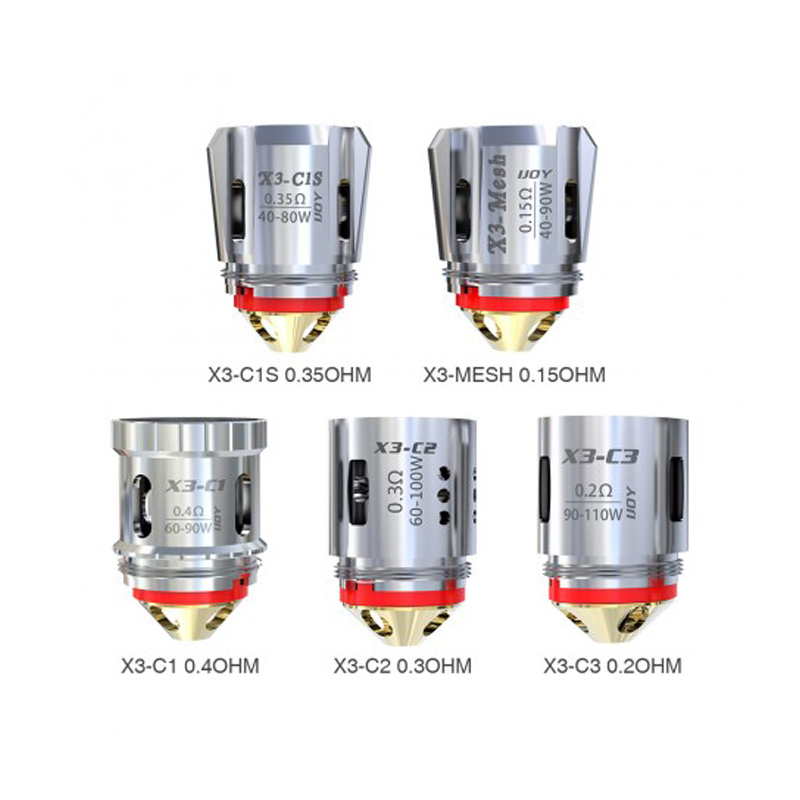 

Authentic IJoy Captain X3 Coil Head X3 C1 0.4ohm C2 C3 C1S MESH Replacement Coil Fit Captain X3 Tank