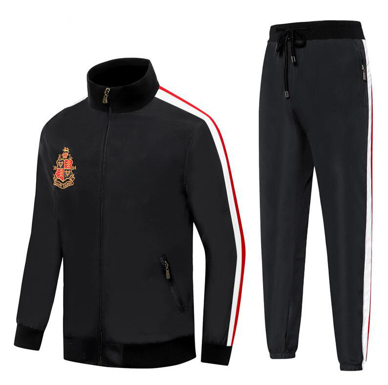 

New cardigan mens d esigenr tracksuits autumn winter soprt horse ball tracksuits for men fashion zipper mens designer jackets, Gray