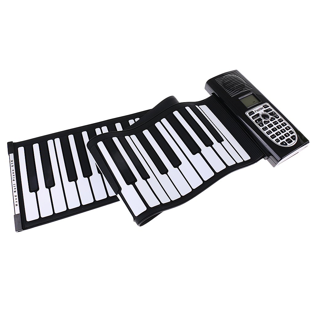 

Digital Keyboard Piano 61 Keys Portable Flexible Electronic Hand Roll Piano