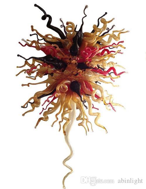 

Colored Murano Glass Chandeliers Top Quality Modern Crystal LED Art Decor Home Decoration Chandelier for Free Shipping