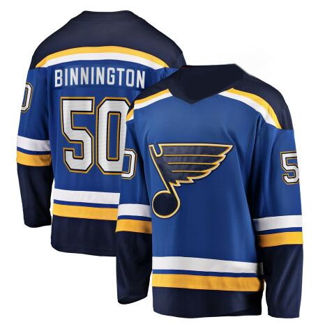 

Men' St. Louis Blues Binnington Fanatics Blue Breakaway 50 Binnington Home Jersey, 20 STEEN 91 Tarasenko 10 SCHENN Hockey Jersey, 17 schwartz-blue