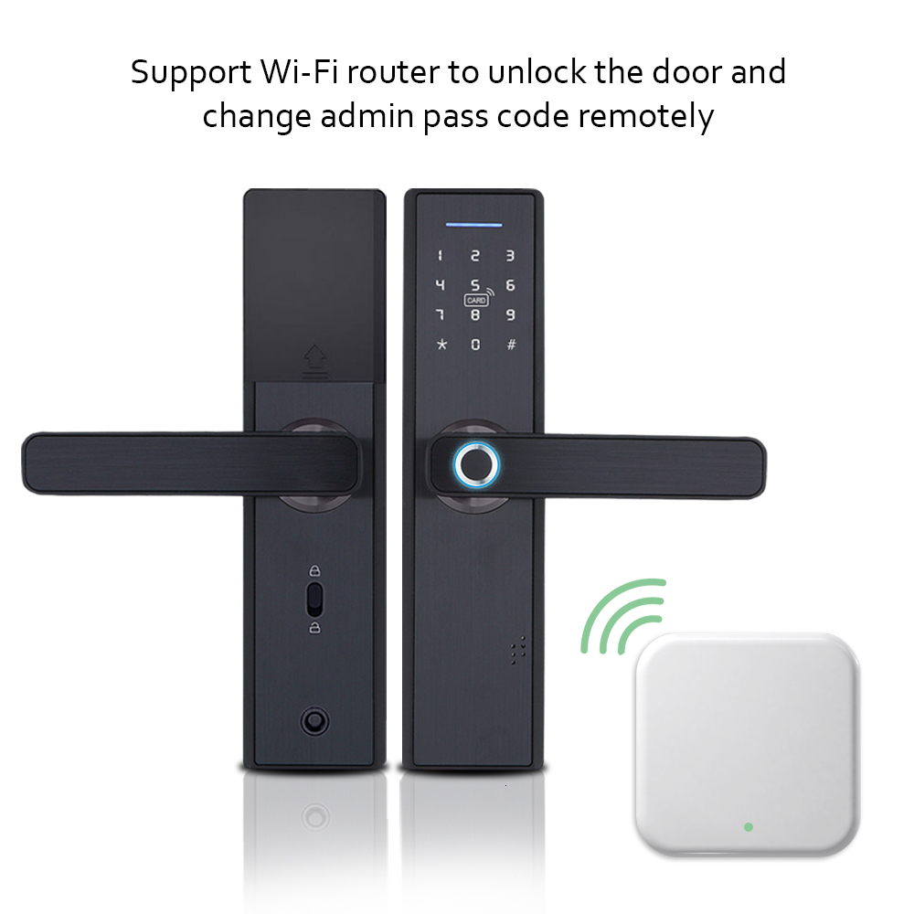 2019 Tt Lock App Wifi Smart Fingerprint Door Lock Electronic Door