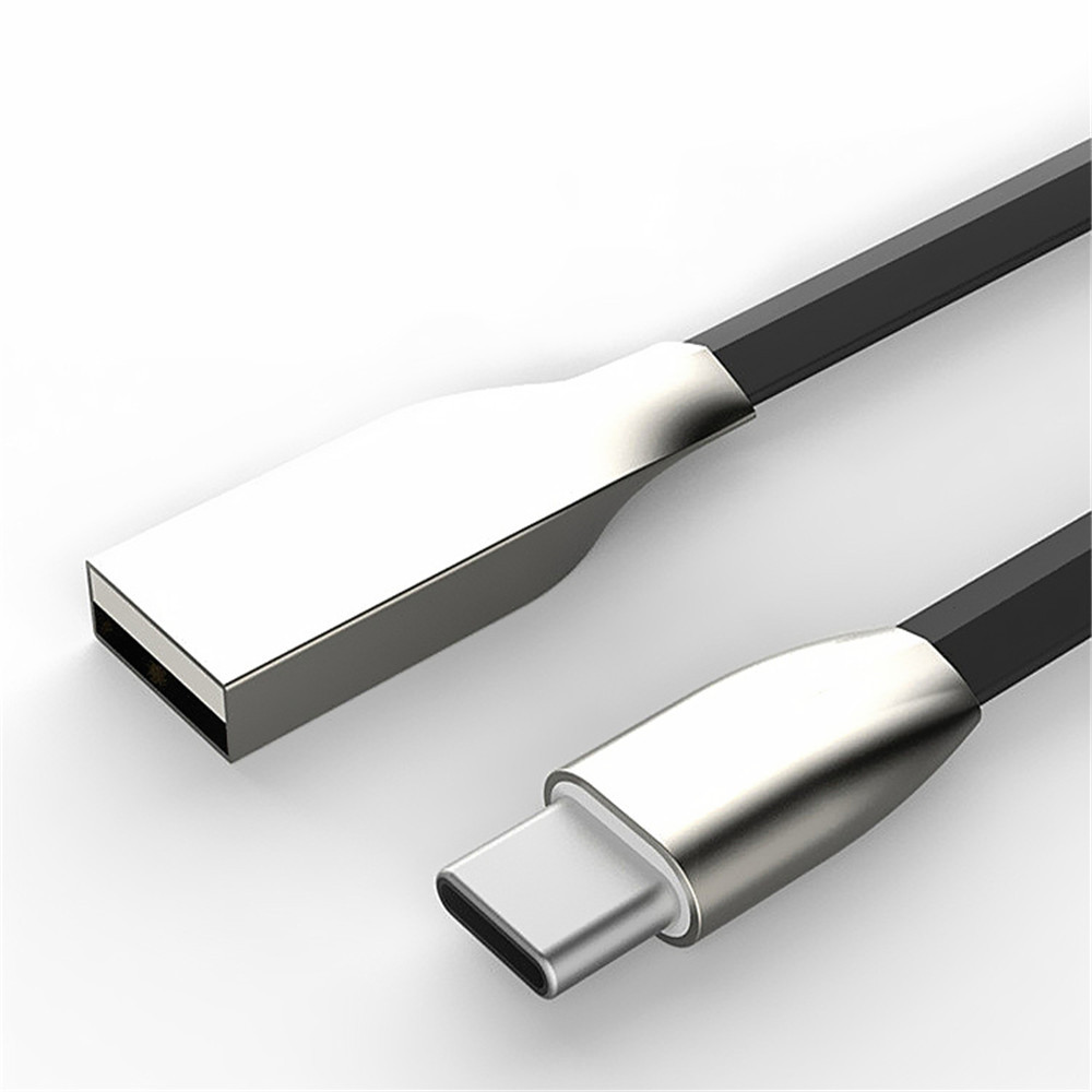 

Metal Micro USB Fast Charger for Type-C Charging Cable, Black