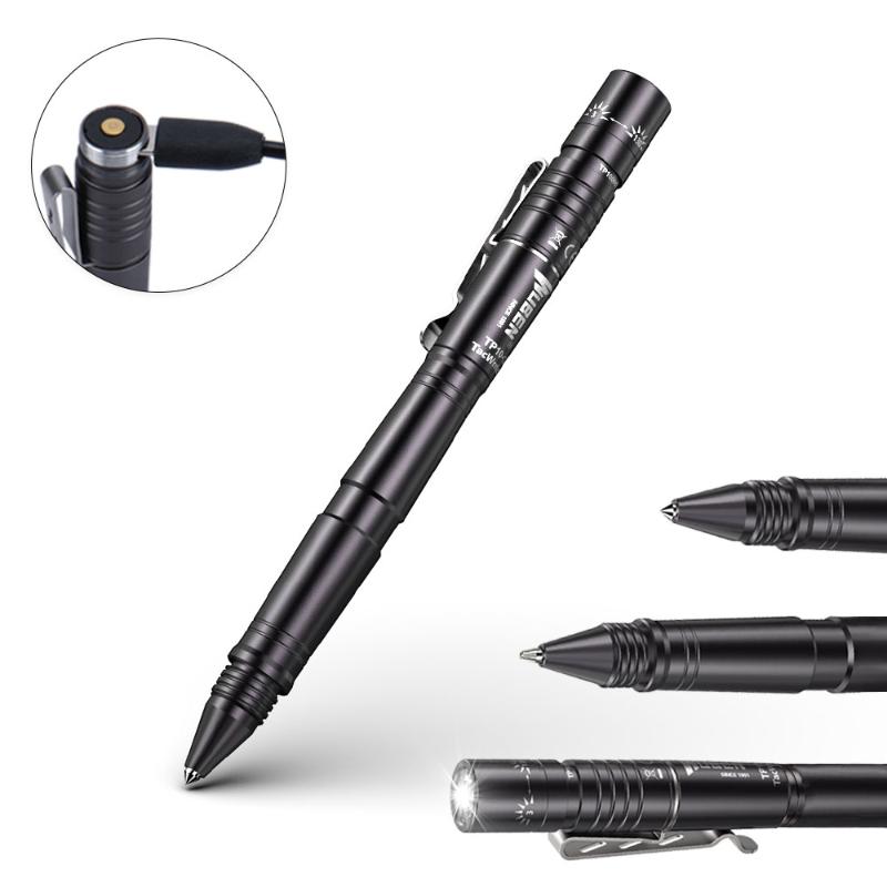 

WUBEN Tactical LED Penlight USB Rechargeable Pen 130 Lumens IP68 Waterproof Ballpoint Pen with