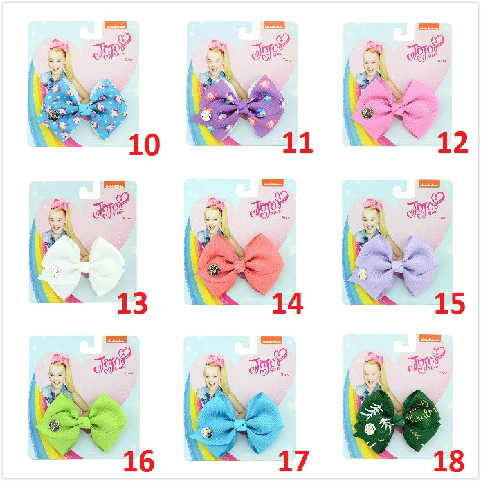 

3.5 inch CUnicore Christmas Baby Girls Jojo siwa bows Print Grosgrain Ribbon Hairclip Barrettes bowknot Hairpins Hair Accessory dhl, Remark number