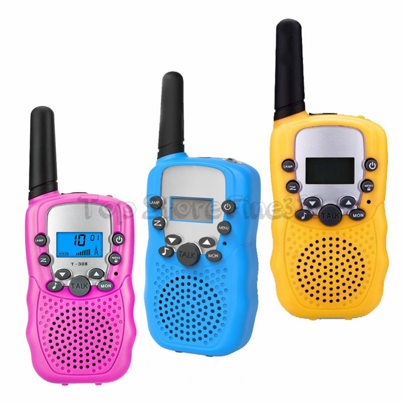 

Handheld Walkie Talkie, Zooawa [2 Pcs] Kids Outdoor Wireless Interphone 2-Way Durable Radio Transceiver Toy for Camping and Hiking