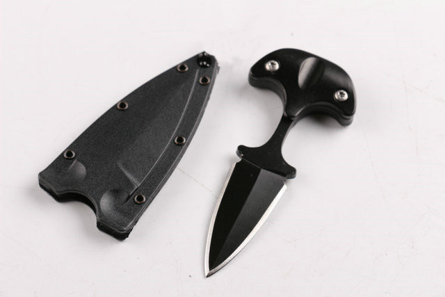 

self deference mini hand thorn stab push Knife 440 blade Handle Camping Tactical knife edc Knives xmas gift for man 1sets= 2pcs 003387 Adul