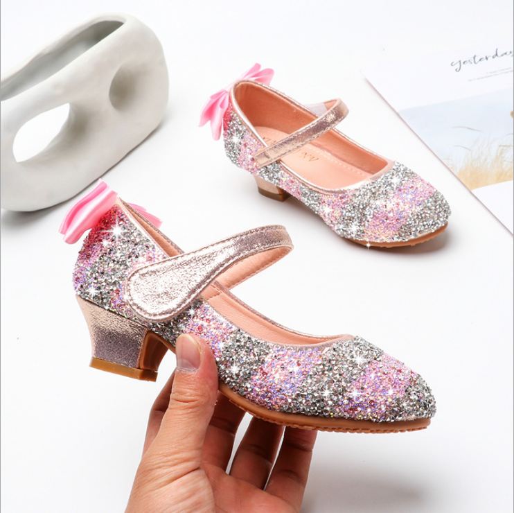 

Princess Shoes for Girls cute toddler girl Sport Shoes casual Little Kids Sport Shoes Flexible Winter Kids Footwear for new year Free Shippi